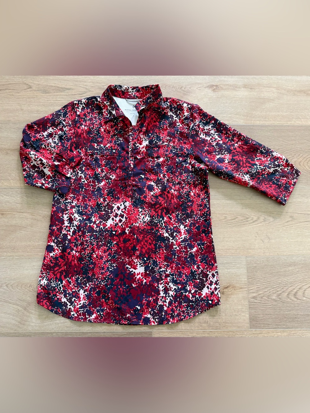 Royal Robbins Scarlett Expedition 3/4 Sleeve Blouse Large
